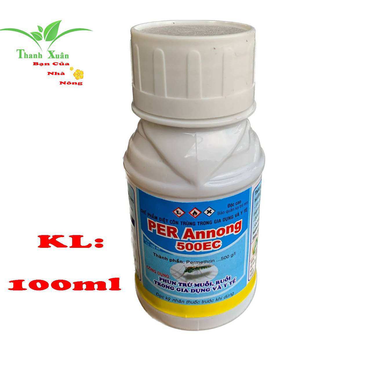 Per annong 500ec diệt muỗi , gián , ruồi lọ 100ml