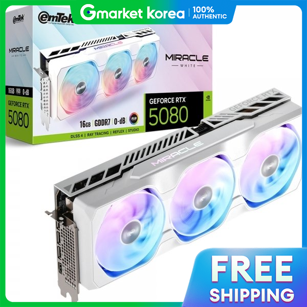 Emtek | Emtek Geforce Rtx 5080 Miracle White D7 16Gb Giá 47,994,800 Đồng*Miễn phí vận chuyển