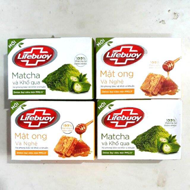 Xà bông matcha khổ qua 90g