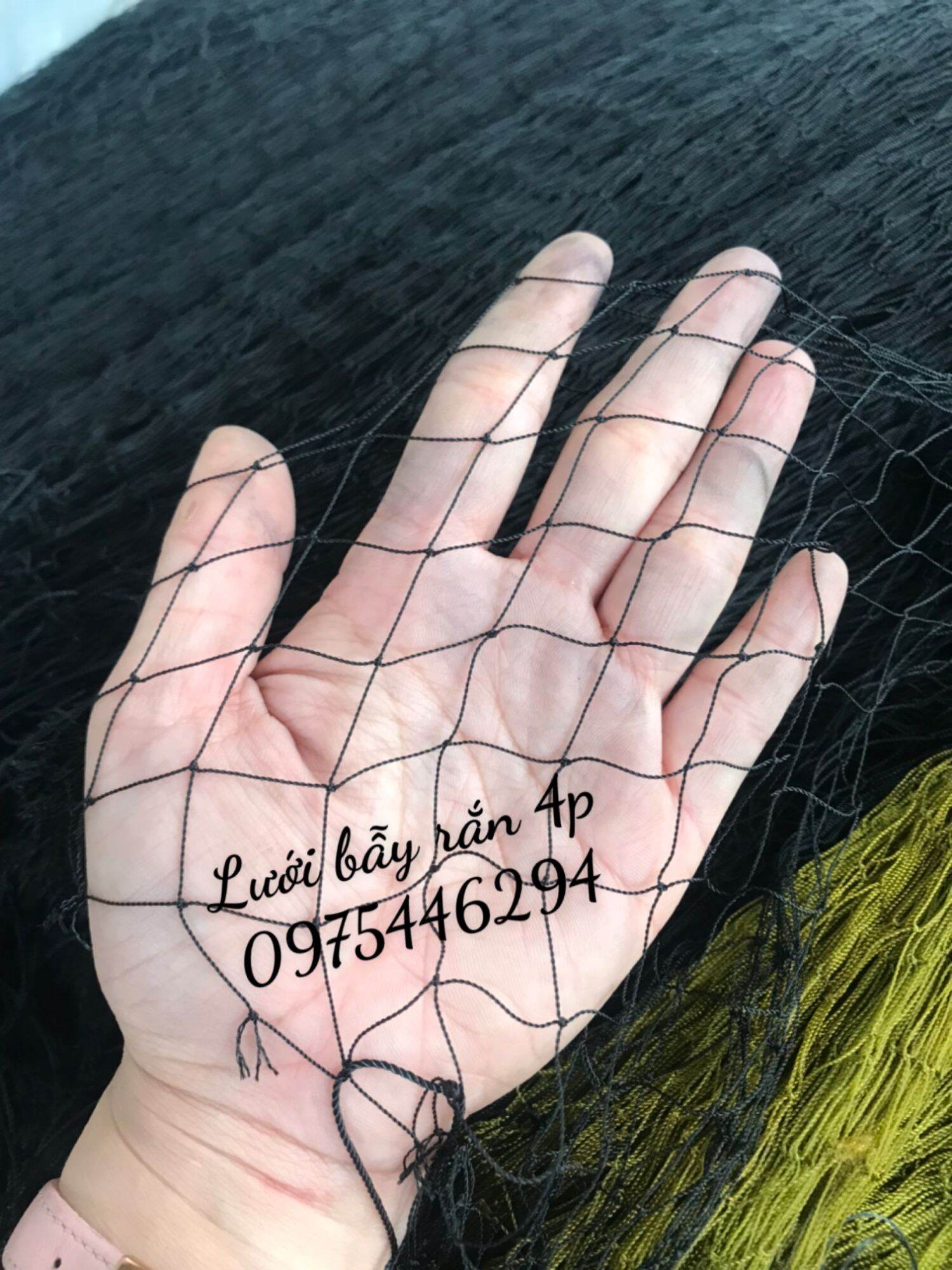 100m Lưới bẫy rắn 4p màu đen