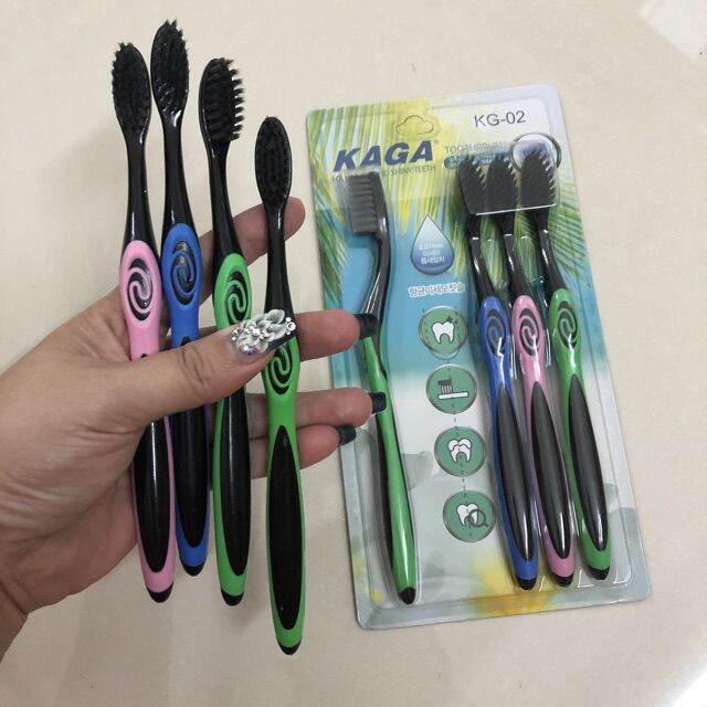 Set 2 Vỉ Bàn chải Kaga 8 cây