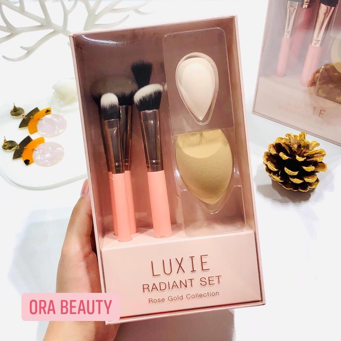 Bộ cọ trang điểm luxie - radiant set