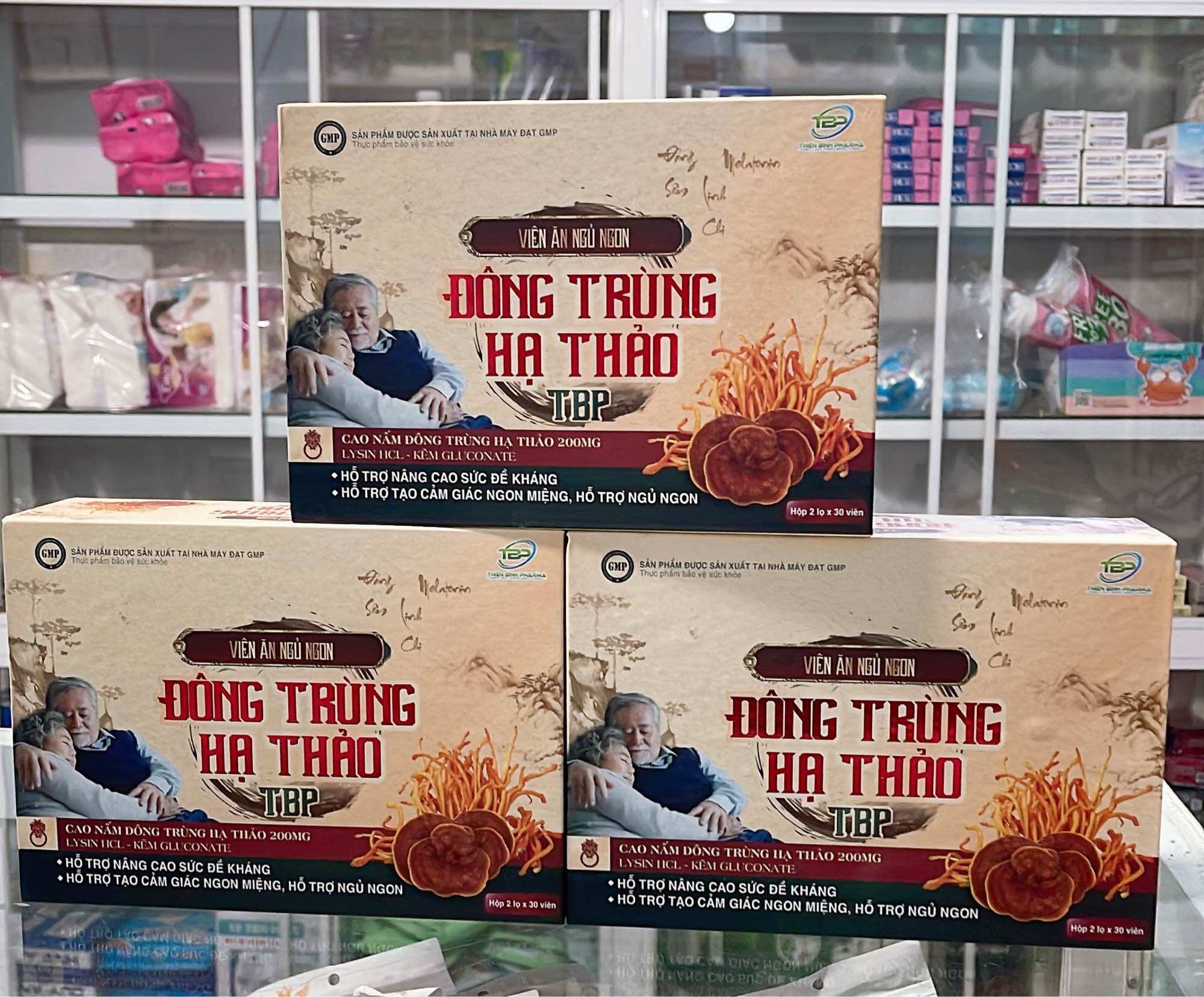 Viên ăn ngủ ngon đông trùng hạ thảo tbp
