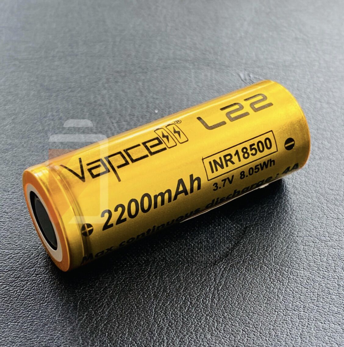 Pin sạc 18500 vapcell l22 mới 100% dung lượng 2200mah