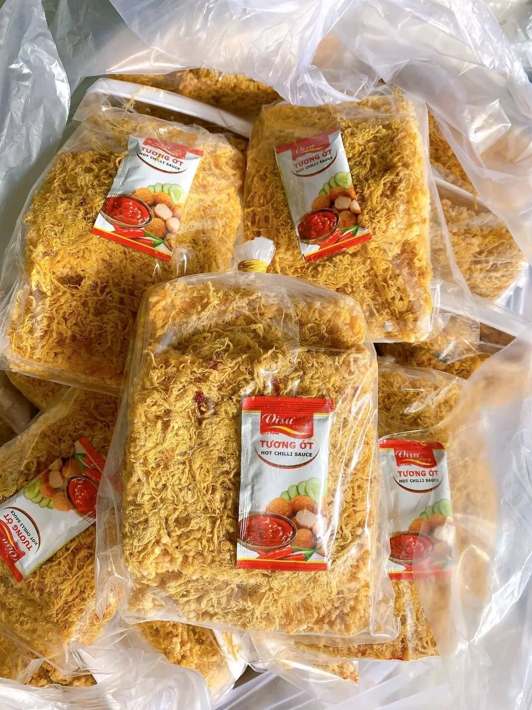 cơm cháy chà bông loại 1 500g túi