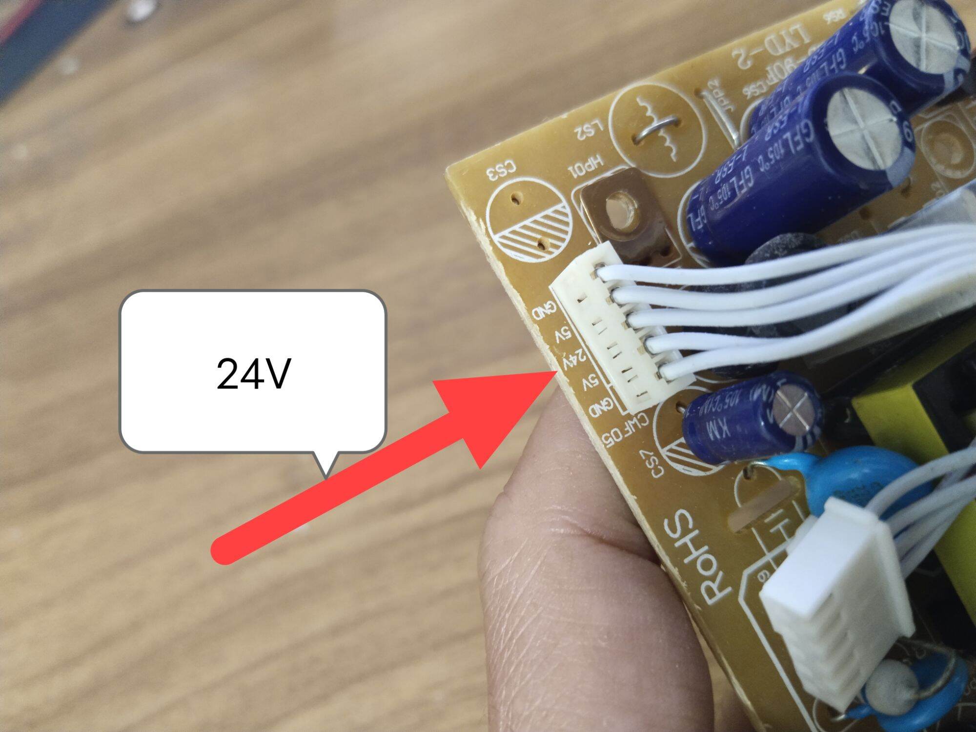 Nguồn xung 2 đầu ra 5v 24v