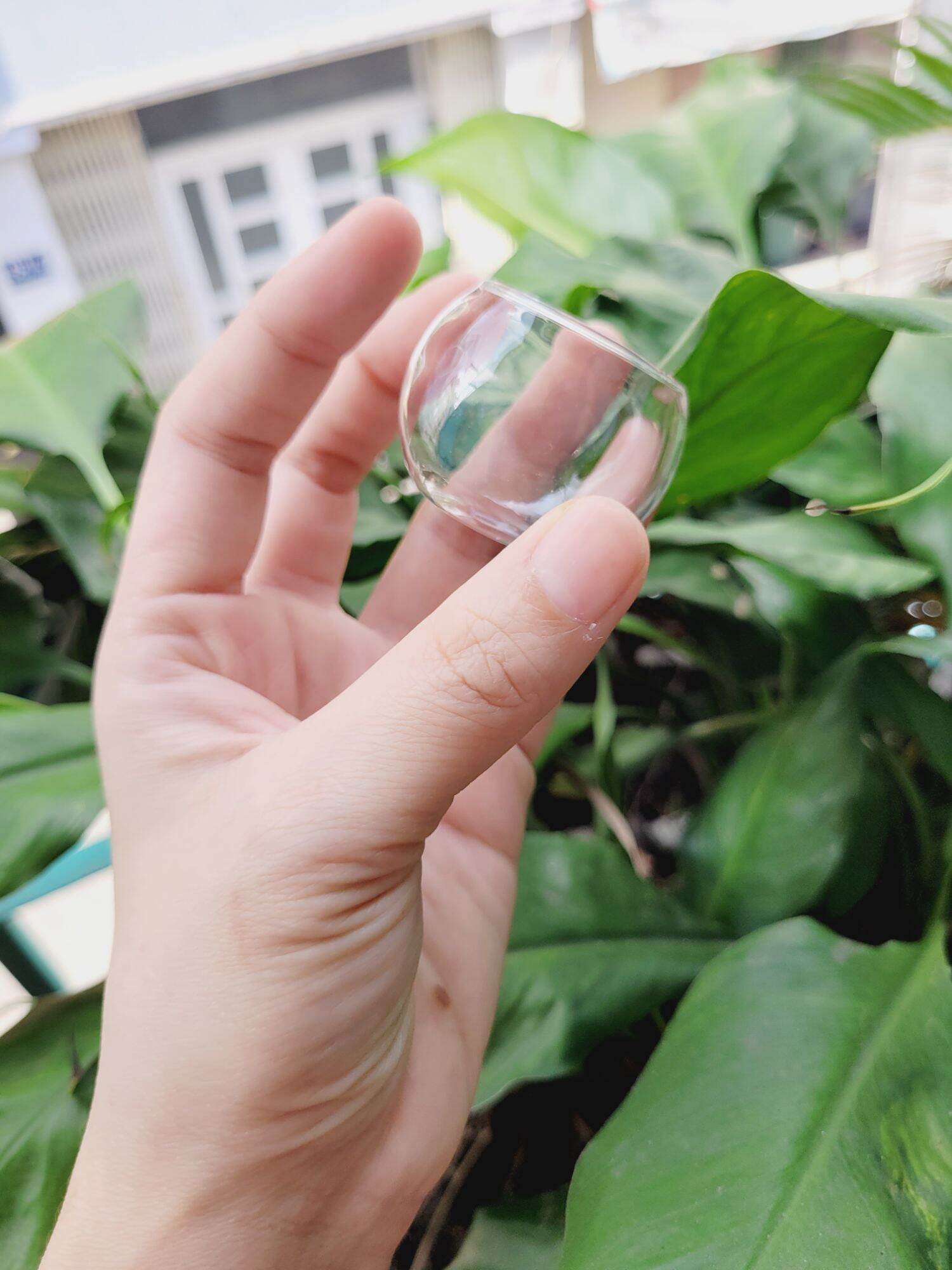 Chén mỏng cao 4cm Thủy tinh cho mô hình nấu ăn dollhouse miniature