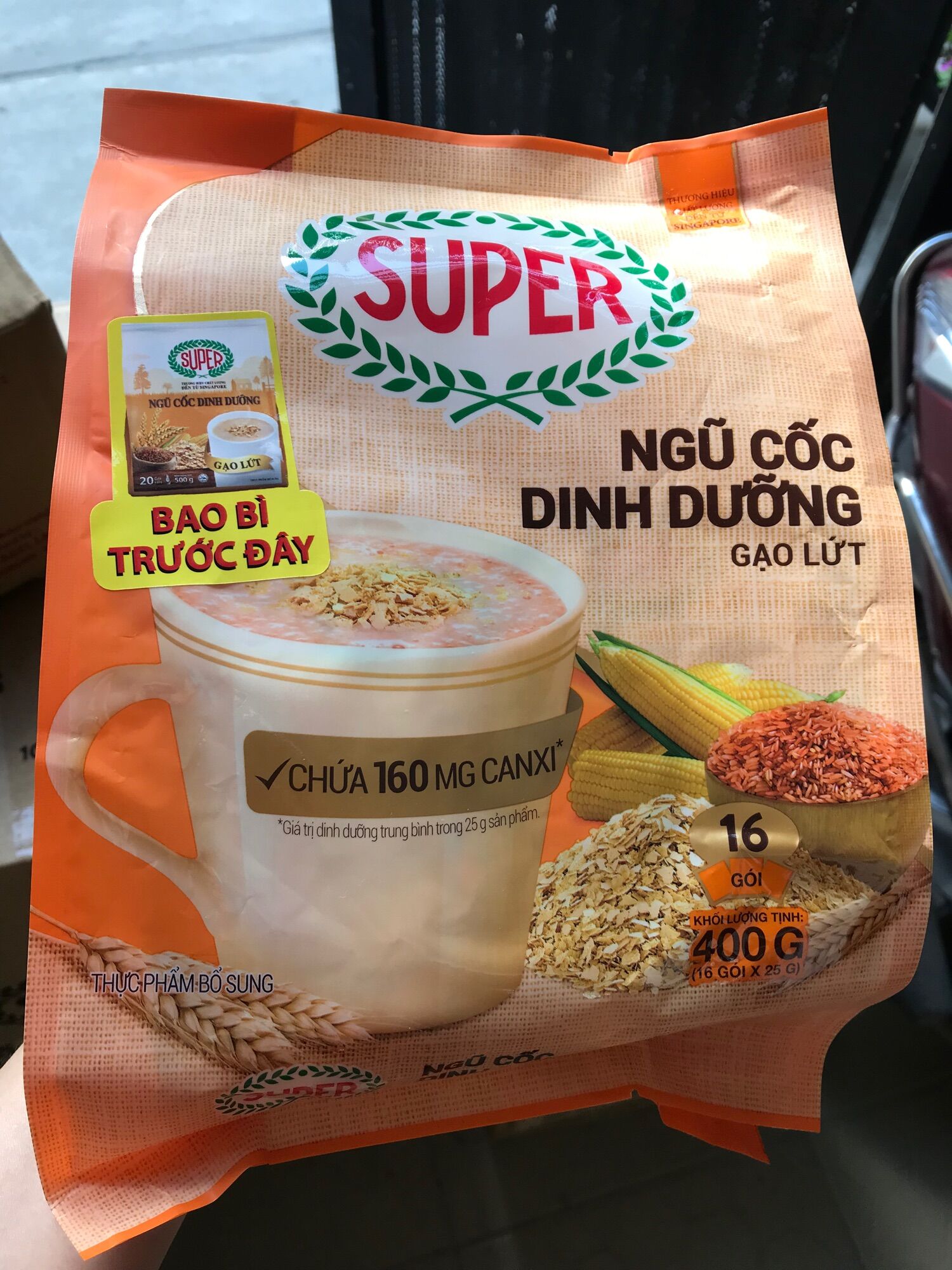 Ngũ cốc dinh dưỡng super gạo lứt 400g nhập khẩu malaysia