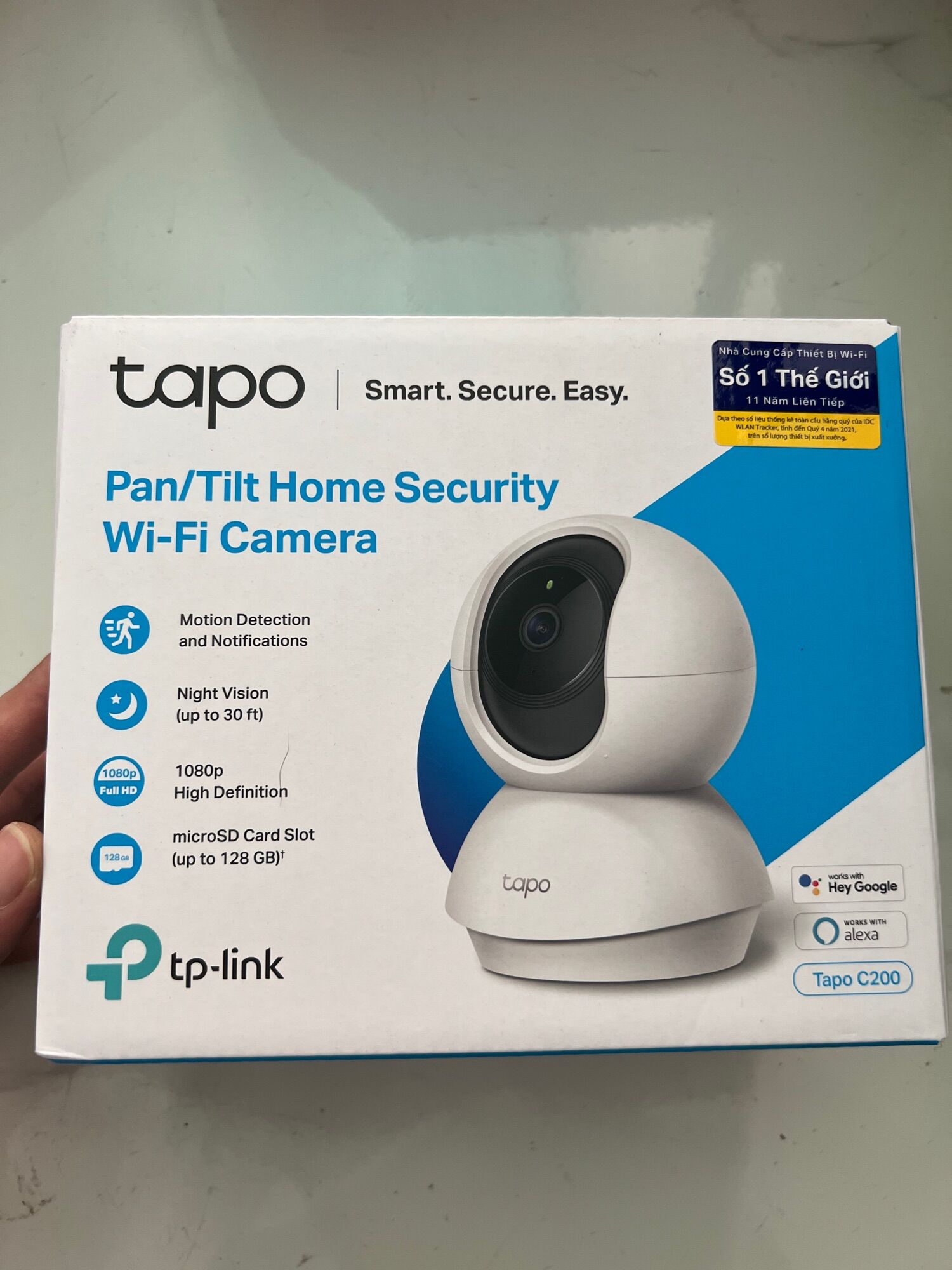 Camera giám sát quay quét ip wifi tp-link tapo c200 full hd 1080p