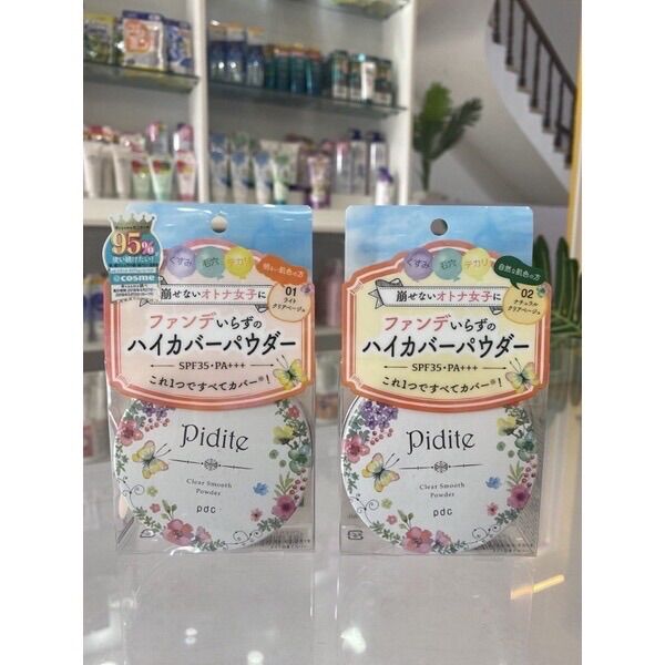 Phấn phủ PDC Pidite Clear Smooth Powder SPF 22PA+++ Nhật Bản
