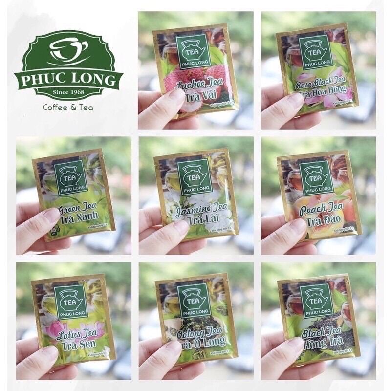 Trà túi lọc Phúc Long ( hộp 25 gói 2g)