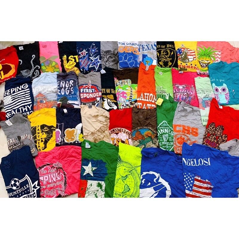 [COMBO] 10 ÁO Thun Mỹ 2hand Full Size ( S-XL)