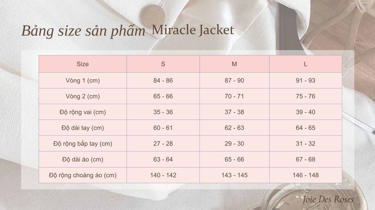 Áo khoác choàng Miracle Jacket