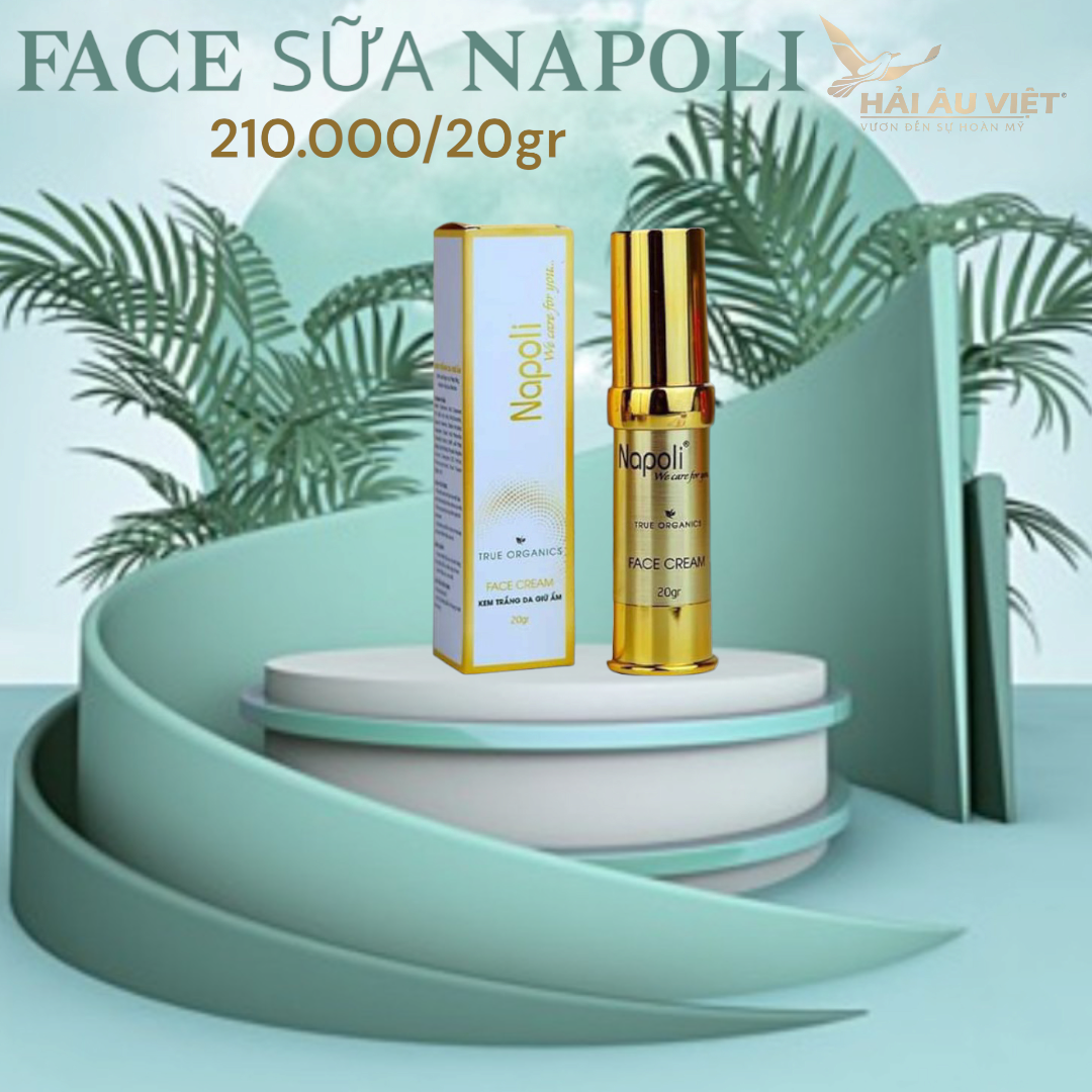KEM FACE DƯỠNG ẨM TRẮNG DA NAPOLI lọ (20gr)