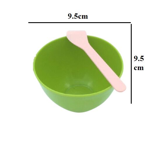 Combo 1 Chén Nhựa Dẻo + 1 Thìa Nhựa Pha Nạ ( màu ngẫu nhiên)