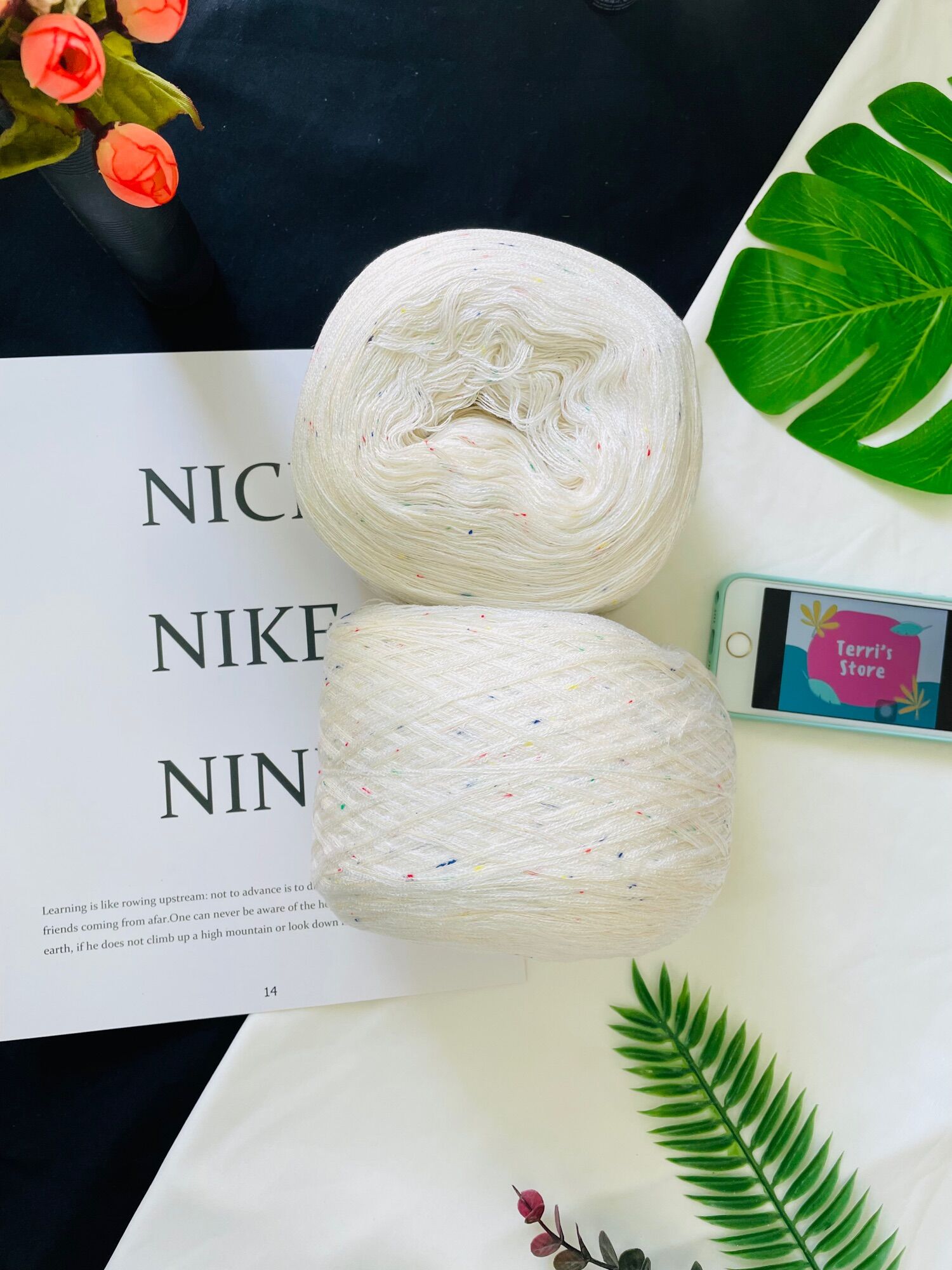 Yarn - Len AC Nhật (Arcylic) - Len mềm, ấm, đan móc áo, khăn mùa thu đông | Terri Store