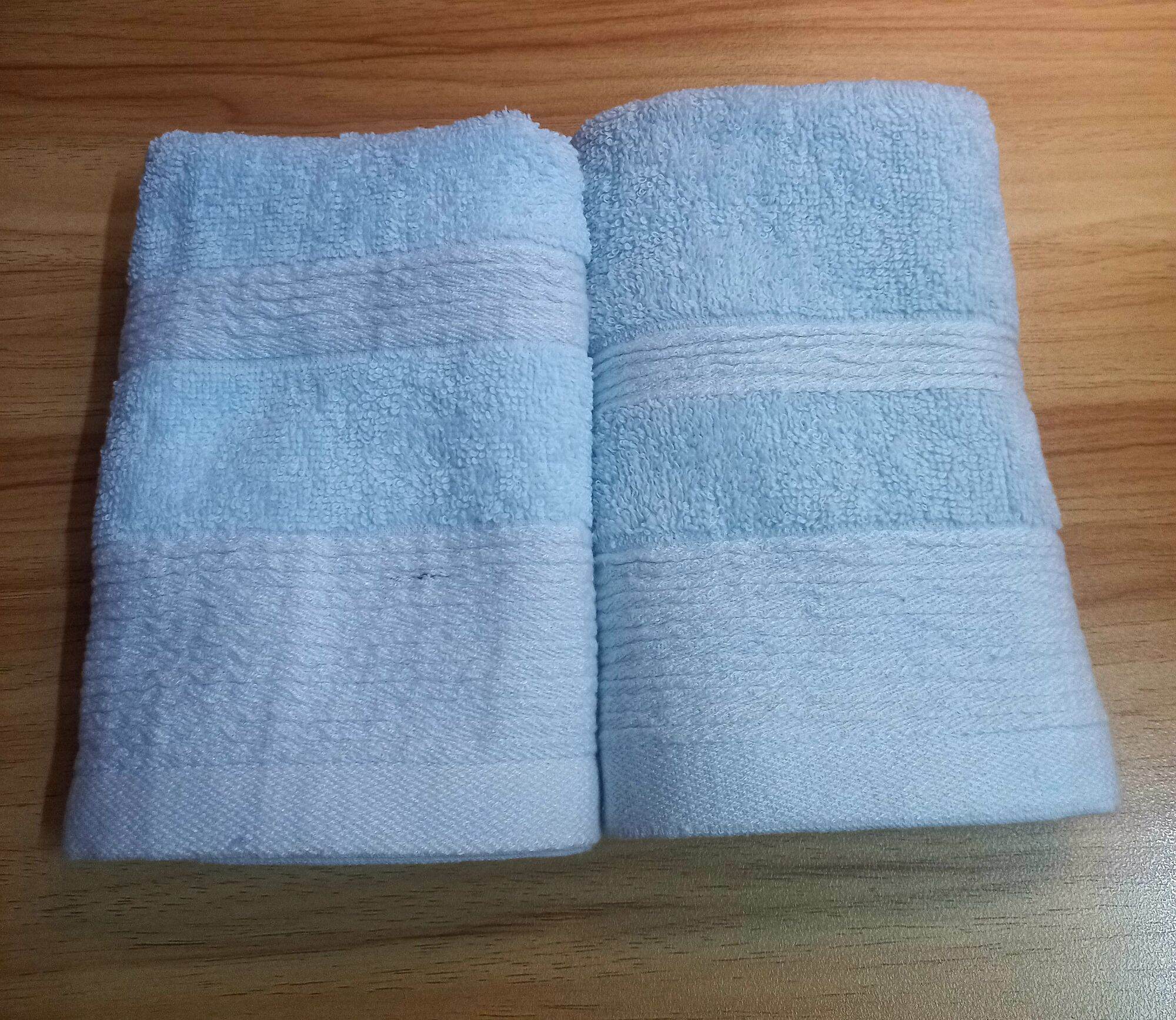 Khăn tắm cao cấp 35×70cm - màu xanh