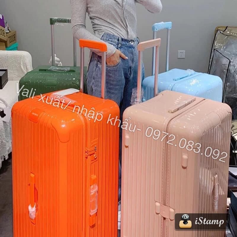 VALI SIÊU TO KHỔNG LỒ NHỰA PP DẺO CHỐNG VỠ TUYỆT ĐỐI SIZE 28, 32, 36 CÓ KHOÁ TSA