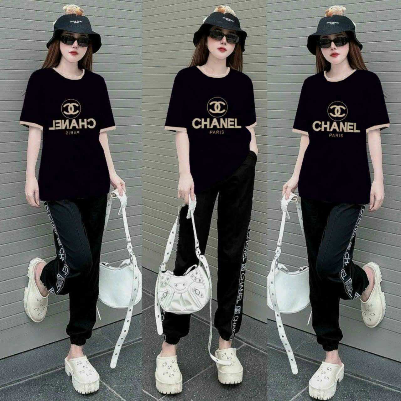 SÉT BỘ DÀI THUN COTTON THÊU CAO CẤP