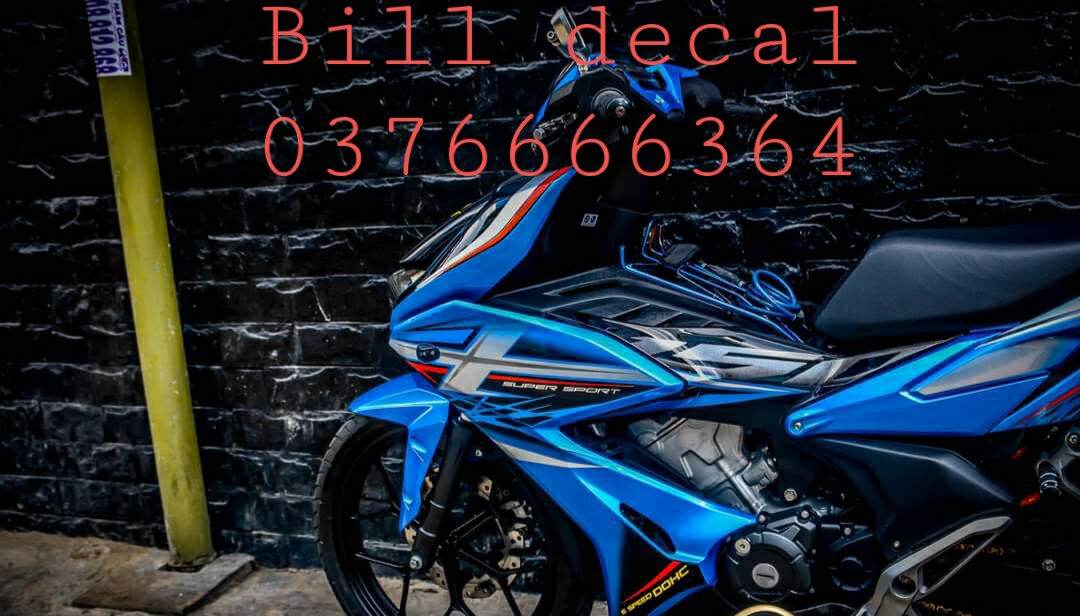 tem rời winner x xanh đen | tem xe chất lượng | mẫu mã đa dạng