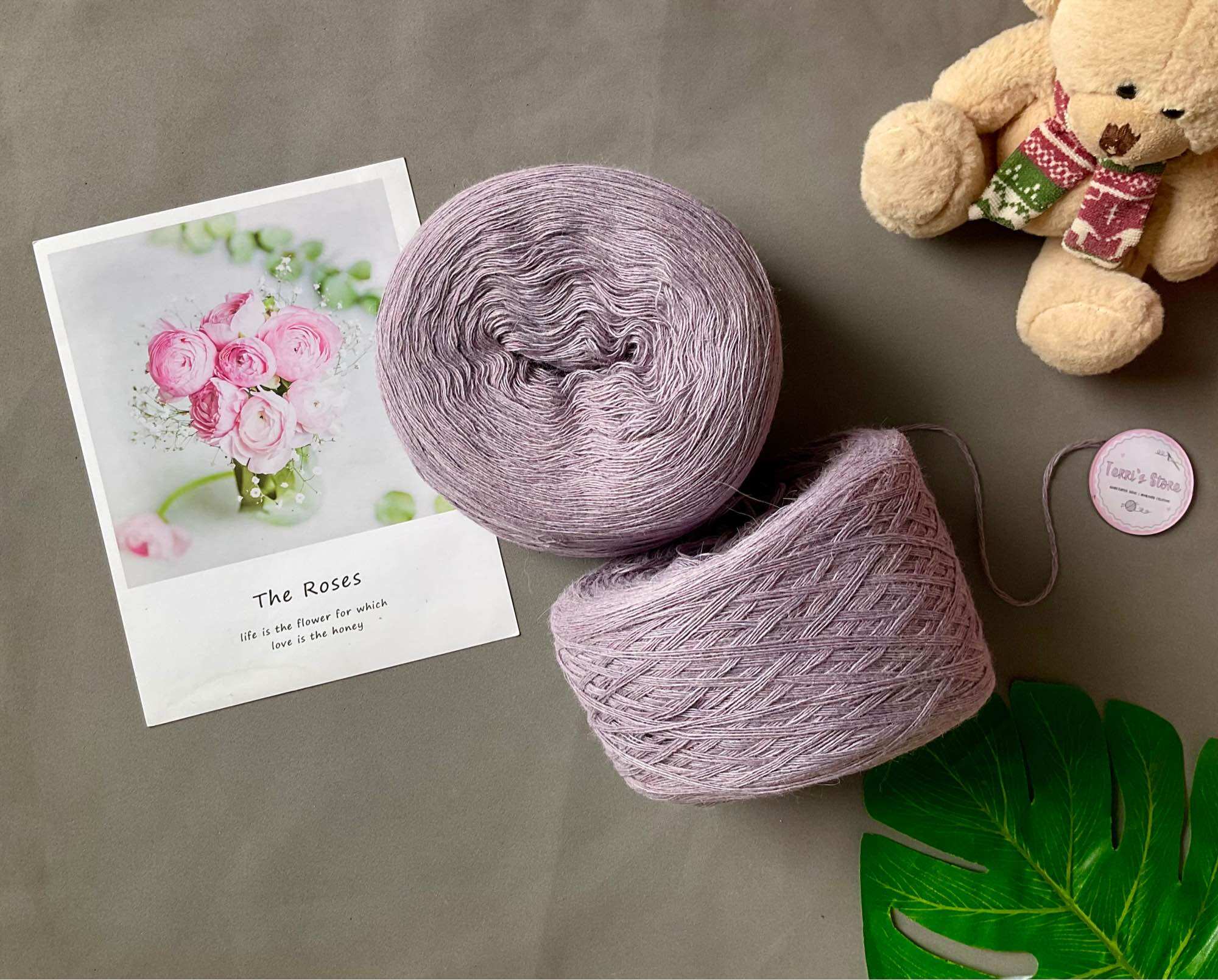 Yarn - Rabbit Fur Yarn (Angora Wool) - Yarn for Knitting 3 Pieces - Knitting and Crocheting Warm Autumn and Winter Items (Terri Store)