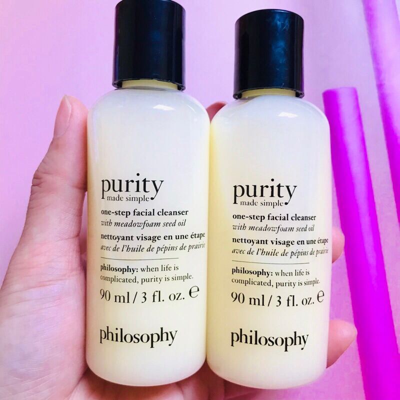 Sữa rửa mặt dịu nhẹ Philosophy Purity 3 in 1 Multitasking Cleanser 90ml