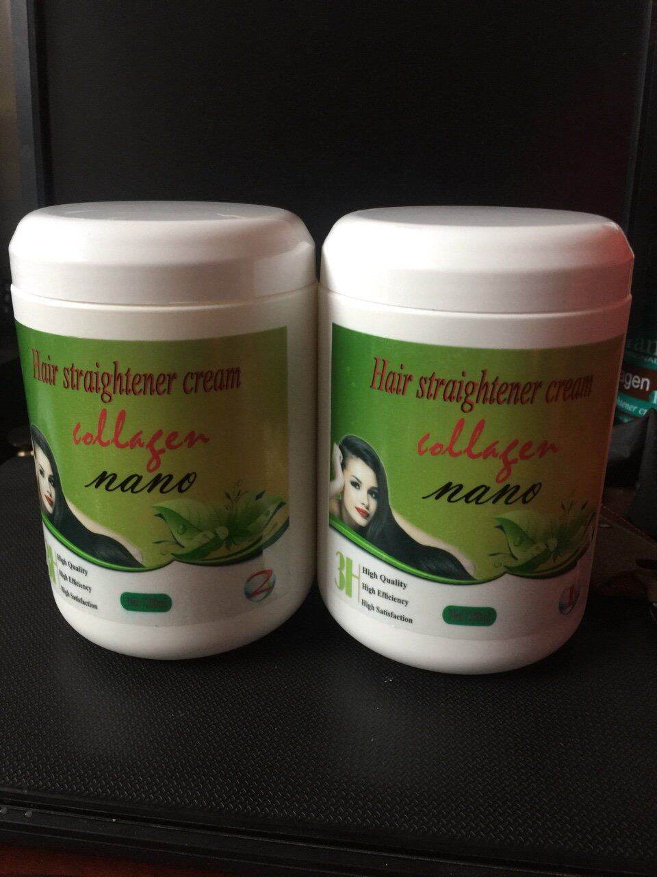 Cặp kem ép tóc colagen nano 3h .1200ml