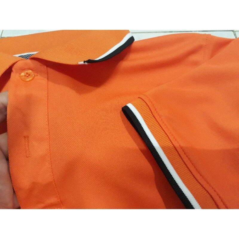 áo thun suông poly 2 sọc