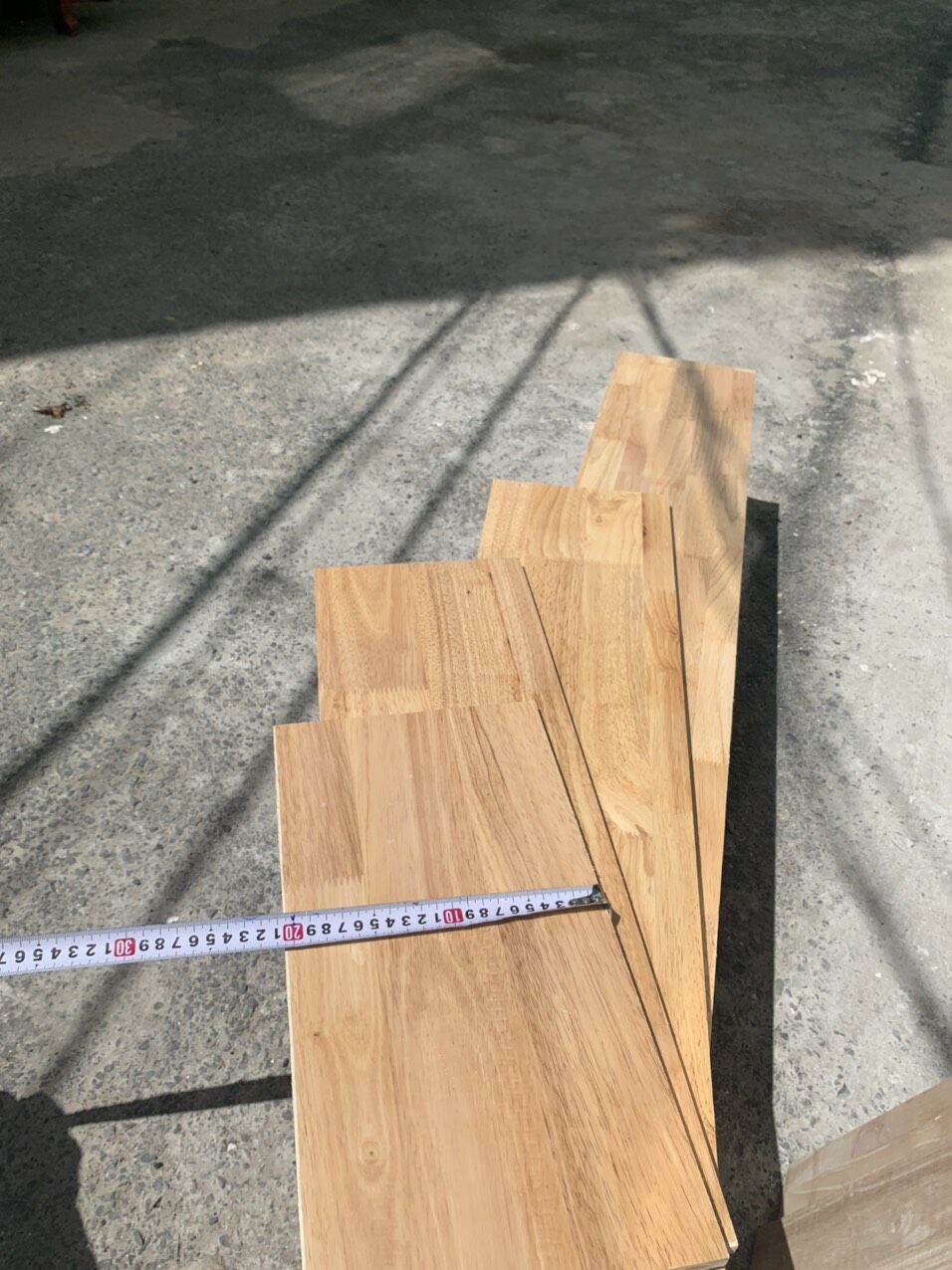 20x120x12mm gỗ cao su làm kệ ,giá sách,kệ gia vị, gỗ tự nhiên không thấm nước