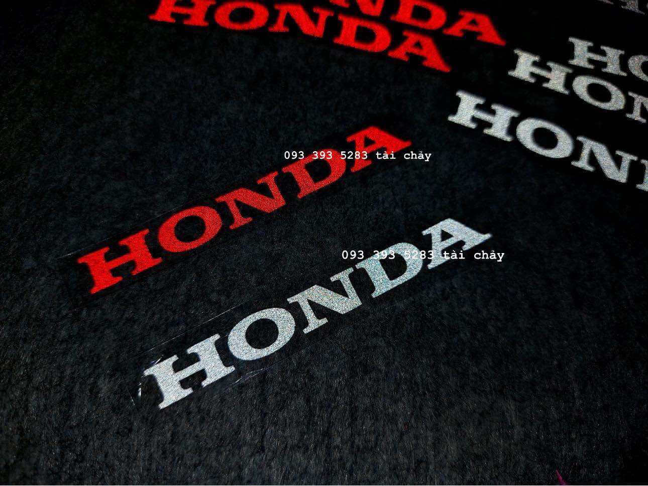 [ 1 MIẾNG ] TEM HONDA ỐP ĐẦU PHẢN QUANG ( LỘT ĐƯỢC )