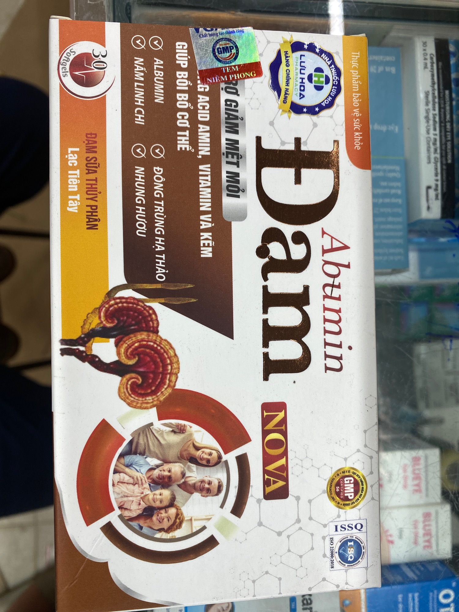 Thực phẩm chức năng Abumin Đạm Nova