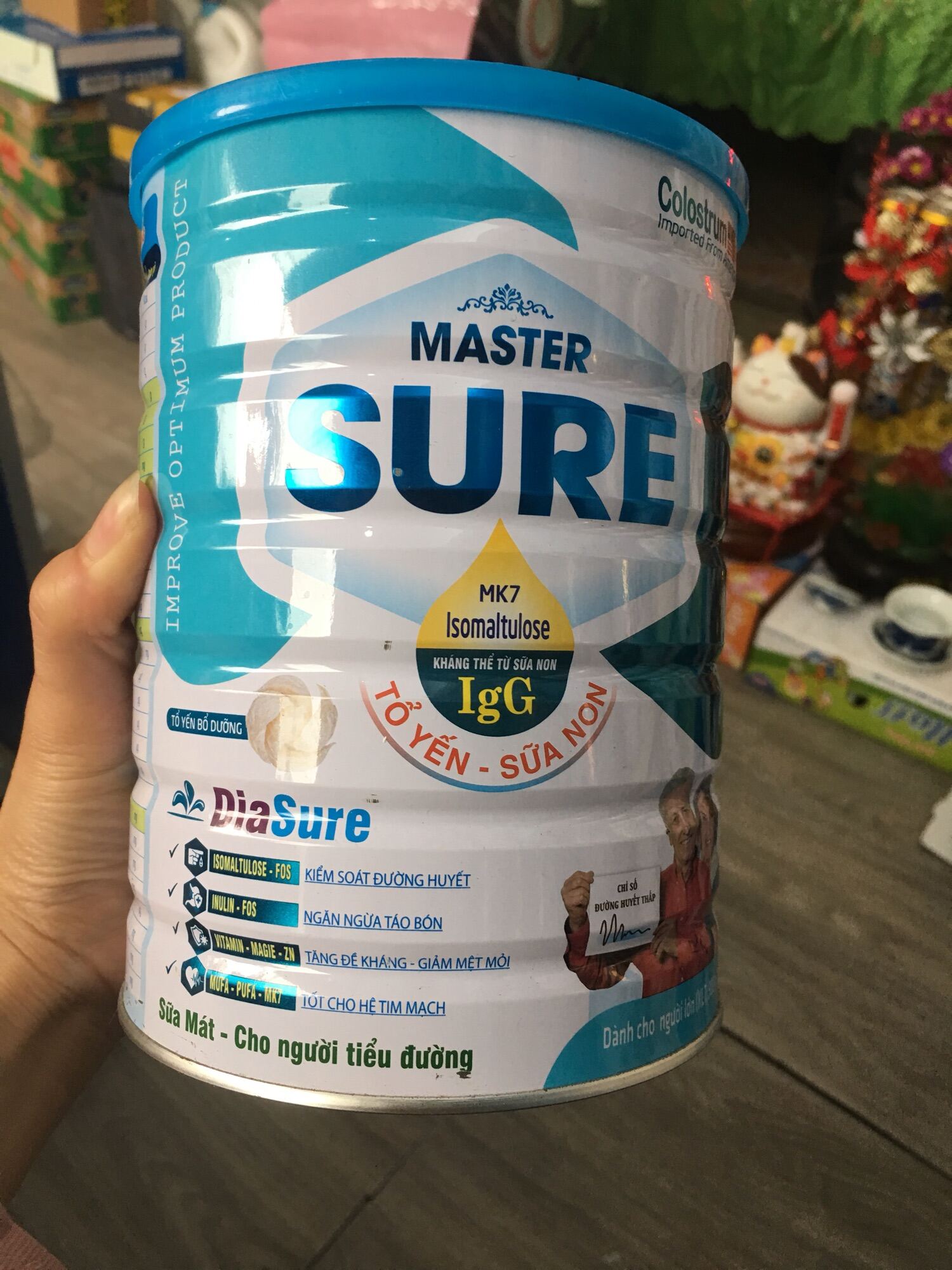 Sữa Master sure Díaure 900g dành cho người tiểu đường