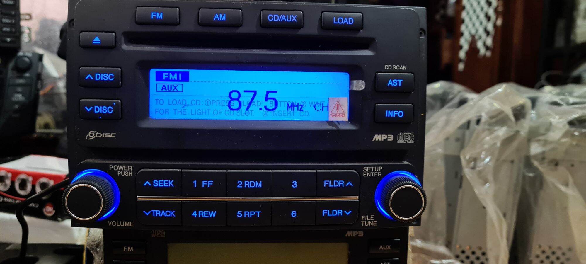 Đầu Cd 6 disk Bluetooth giành cho xe Huyndai Elantra ( 2007,2008,2009,2010 )