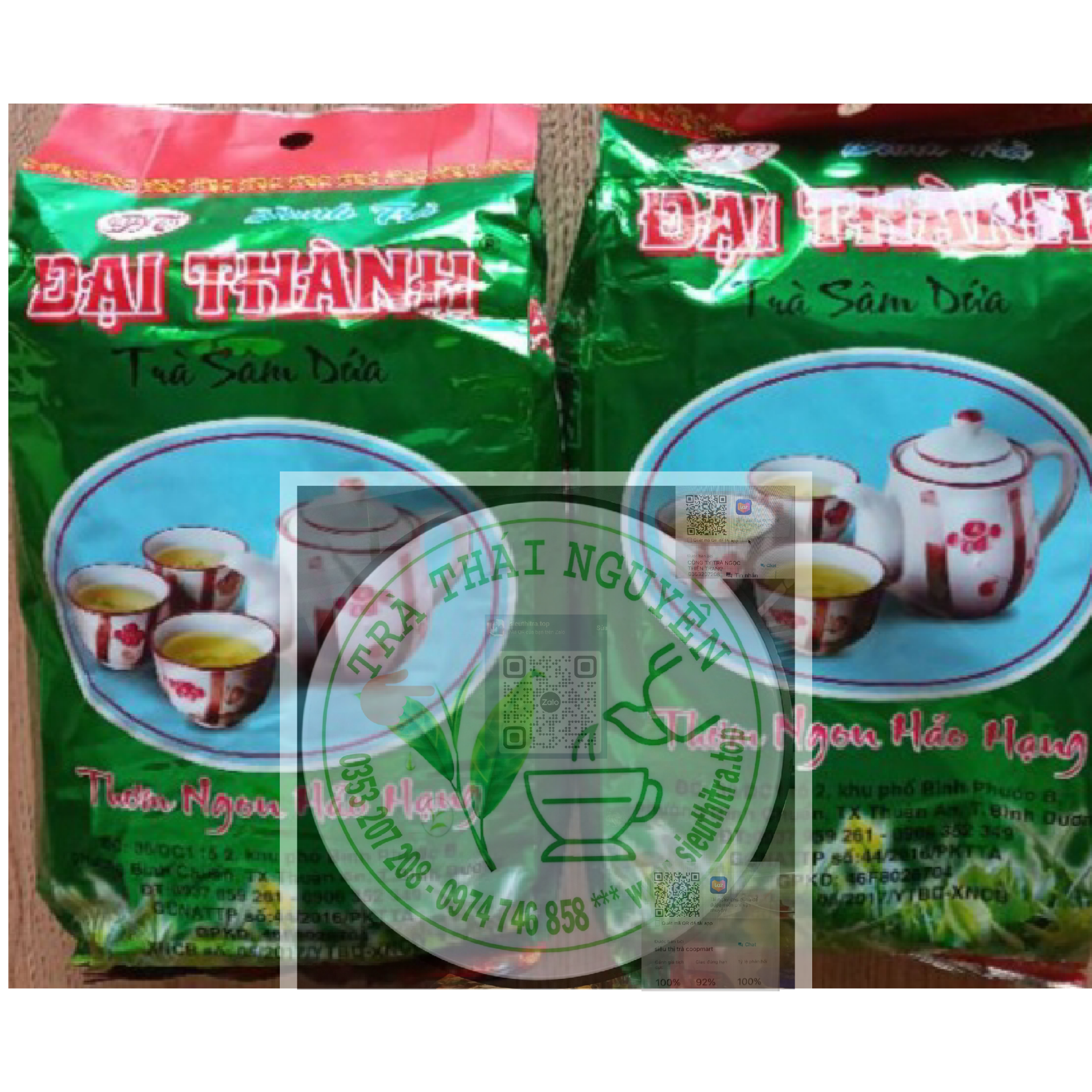 Trà sâm dứa đại thành chính gốc 300g