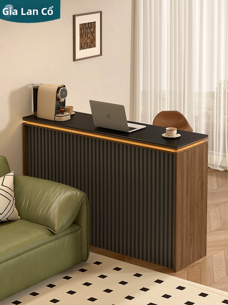 JIALANGE | Custom Solid Wood Rock Panel Island Cabinet Bar Giá 21,332,000 Đồng*Miễn phí vận chuyển