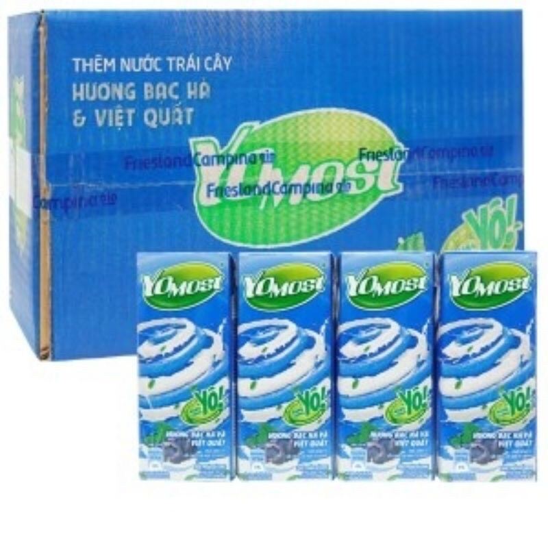 [HCM]Thùng 48 hộp sữa yomost 170ml - đủ vị