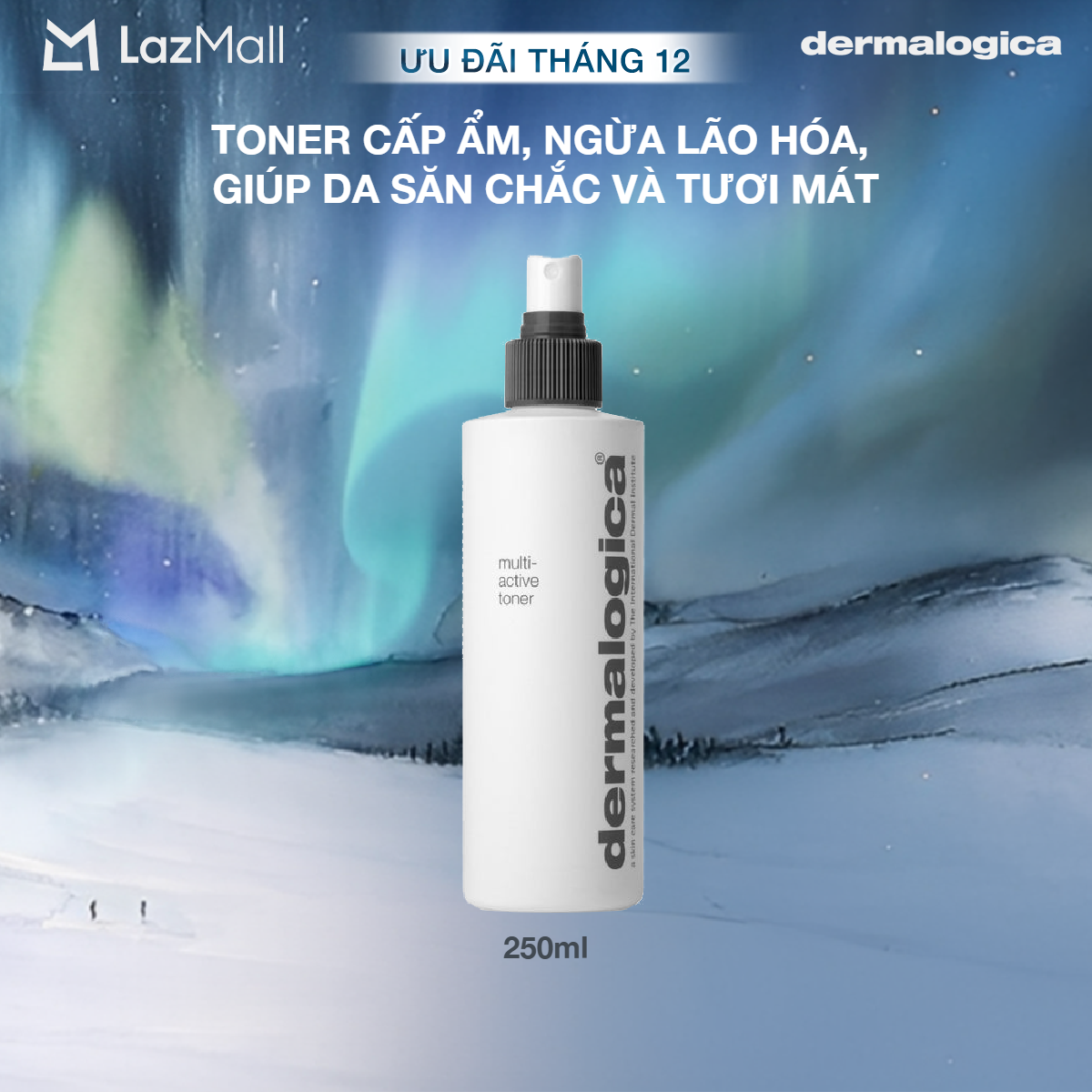  Xịt khoáng Dermalogica Multi-active Toner dưỡng ẩm da mặt 250ml 
