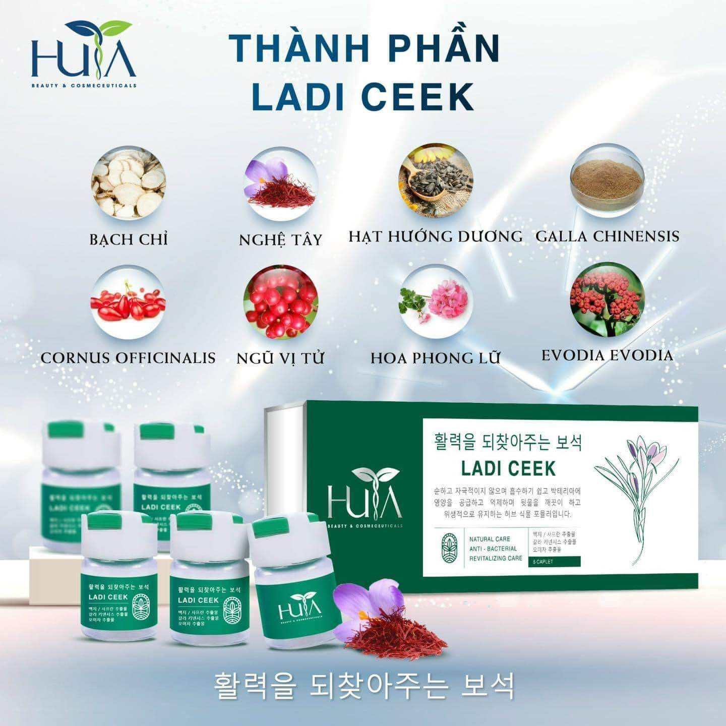 Ladi ceer giúp trẻ hoá cobe làm hồng se khít