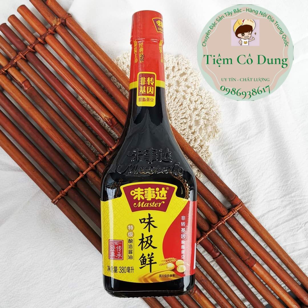 Xì dầu master 380ml _ nước tương đặc biệt thơm ngon