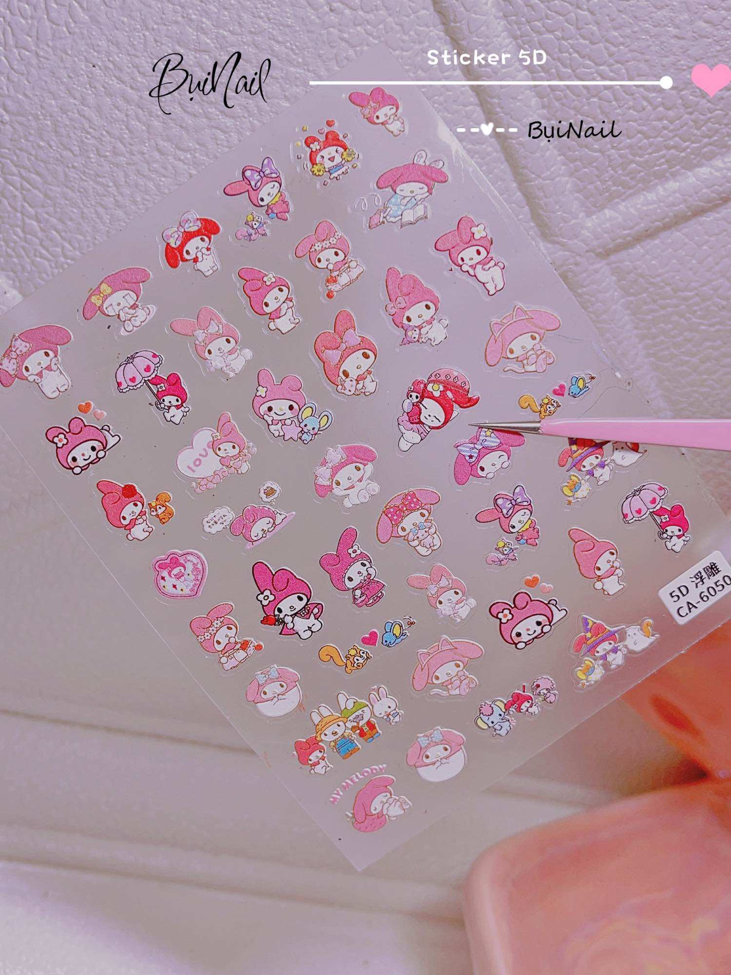 STICKER NỔI 5D MẪU MỚI