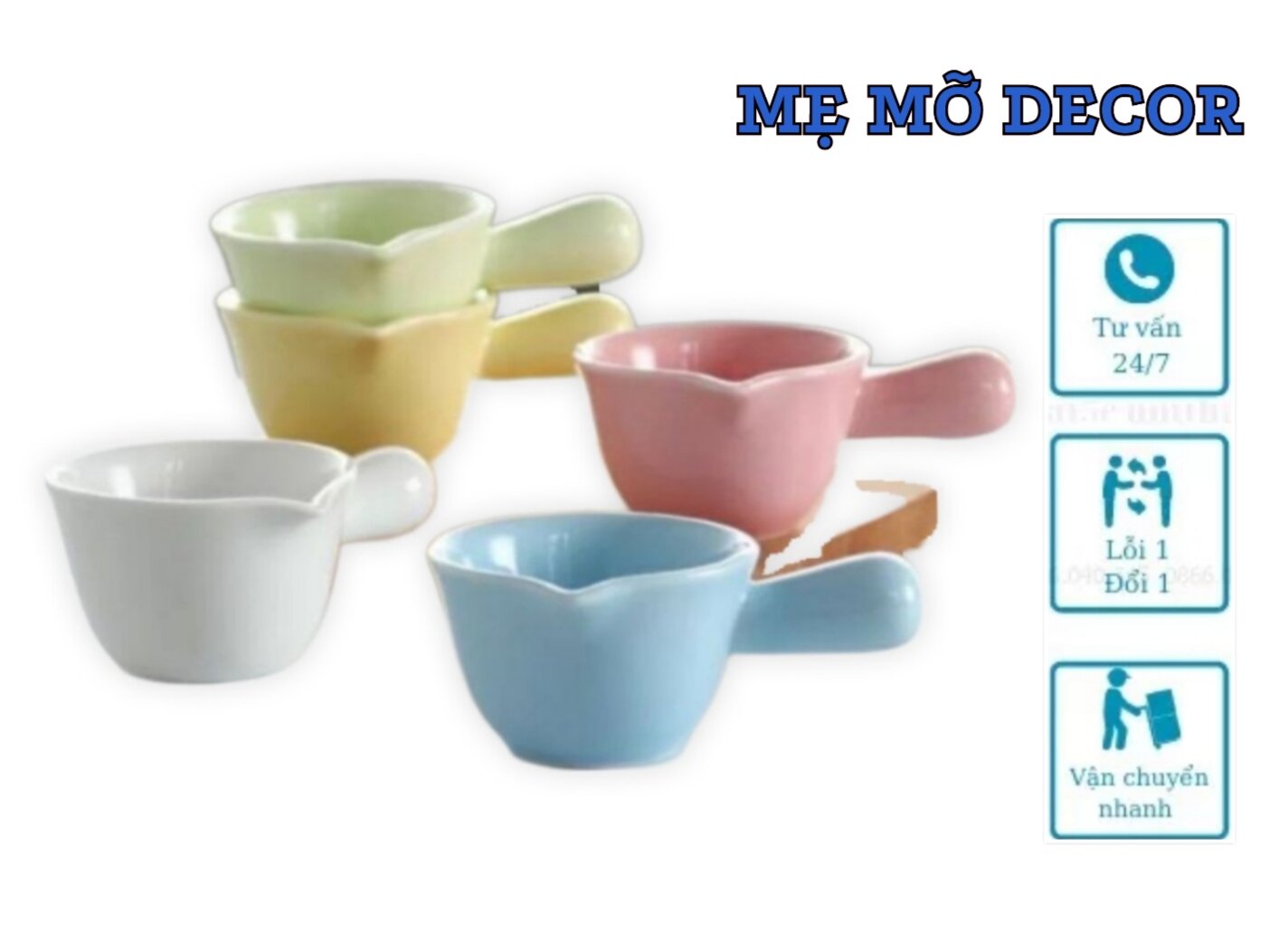 Bát ăn dặm, chén ăn dặm gốm sứ hình Gáo