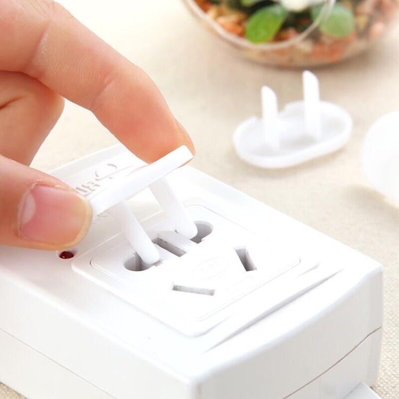 Nút bịt ổ điện an toàn cho bé, Nút bịt ổ điện đôi 2 chân