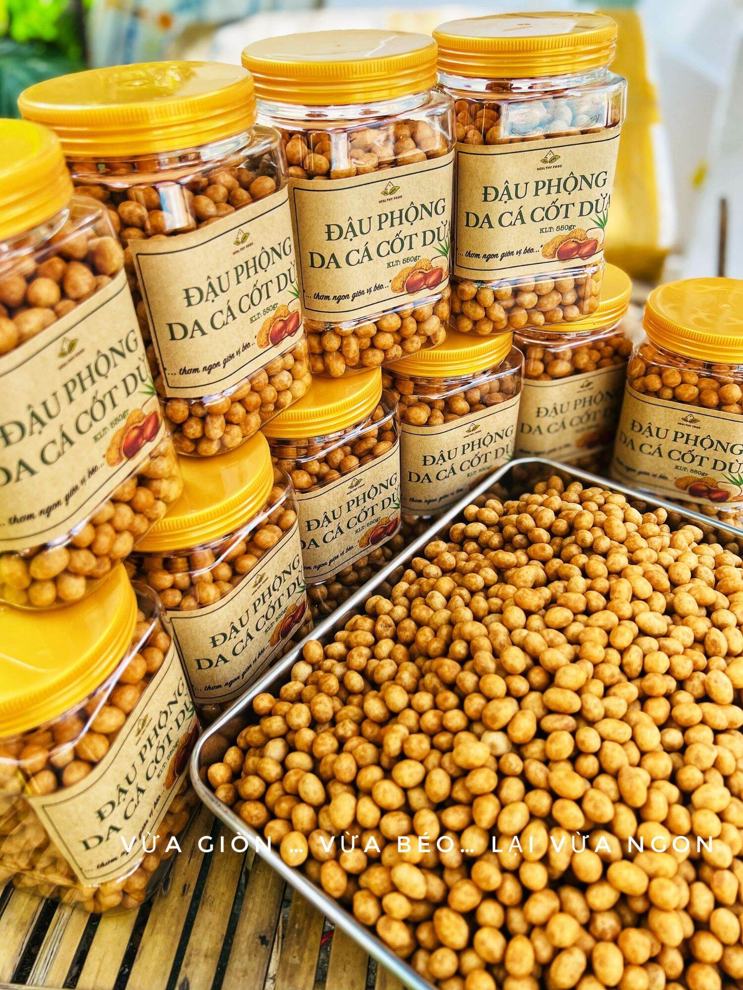Đậu phộng da cá nước cốt dừa hủ 500g