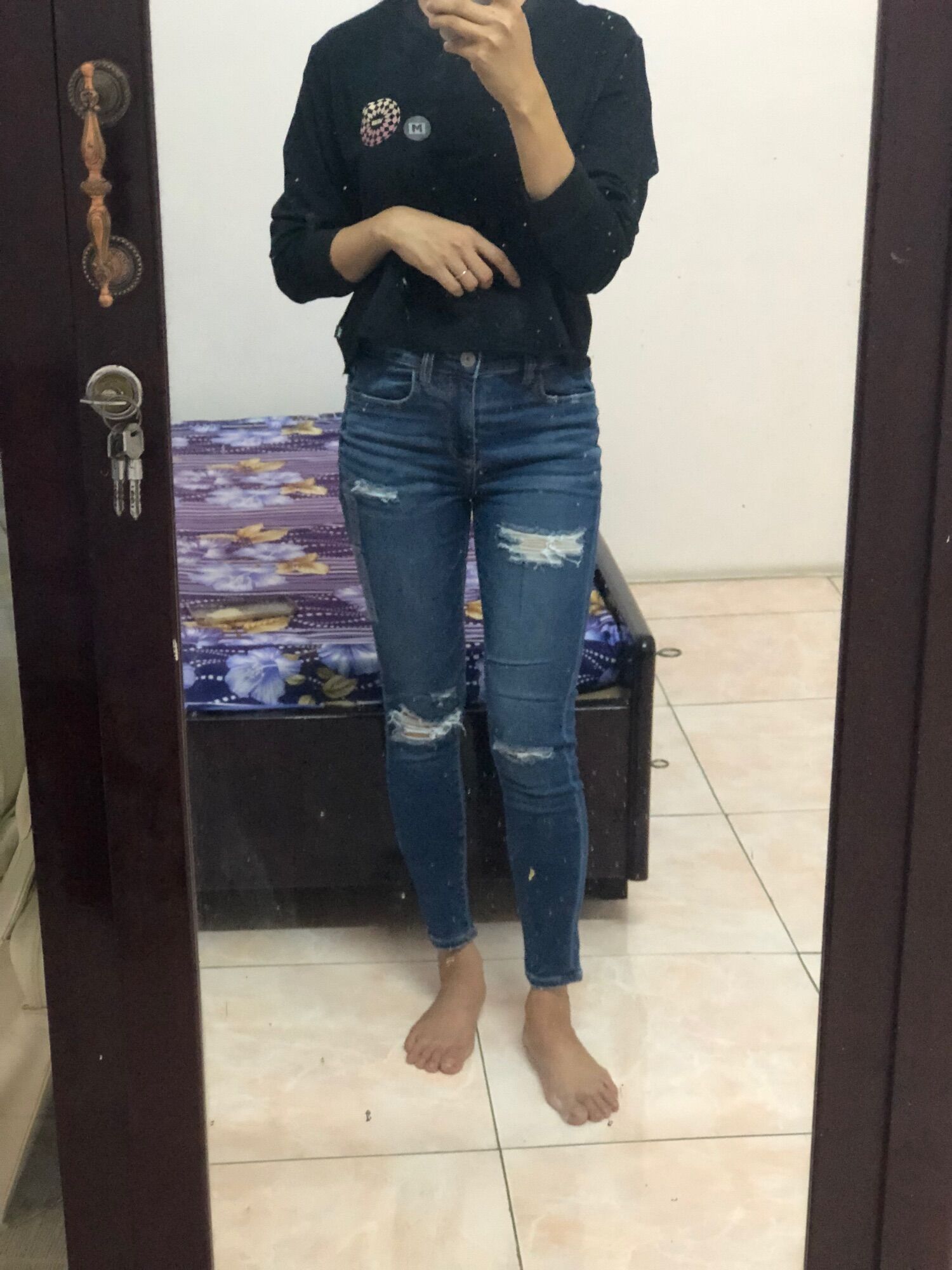 Quần jeans nữ American Ea-gle xịn hãng