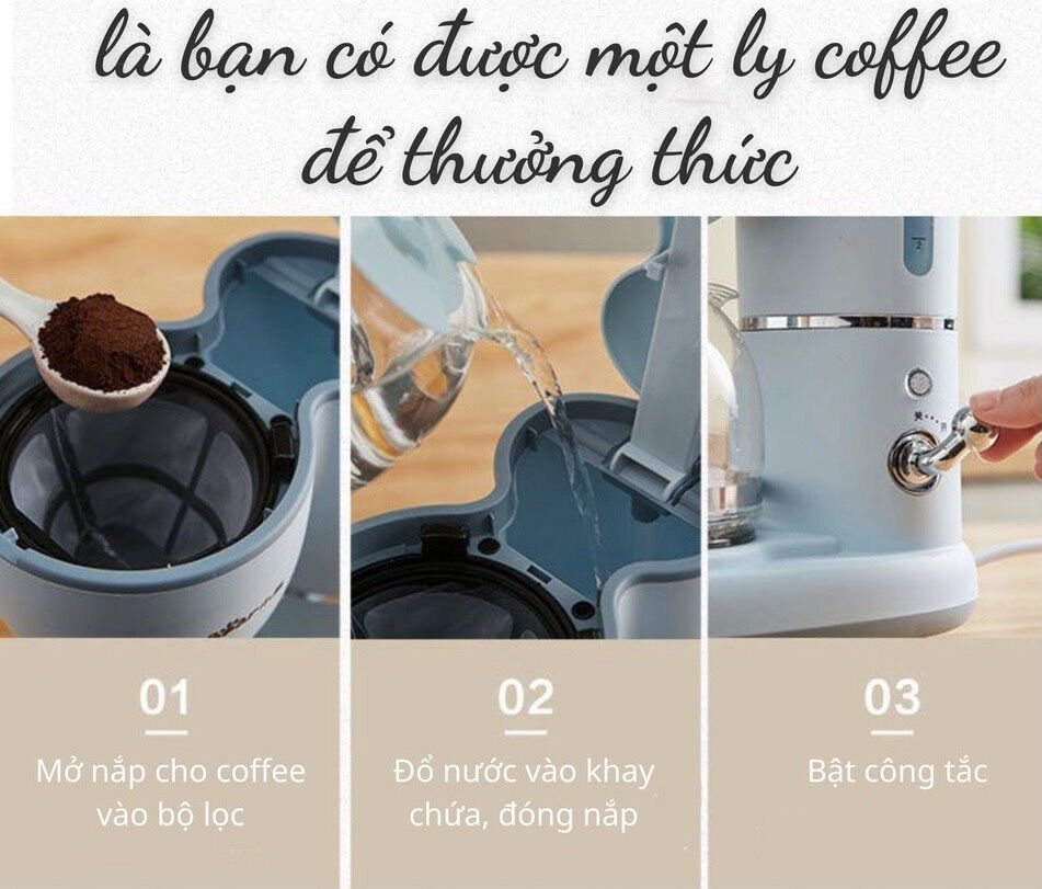 MÁY PHA CÀ PHÊ BEAR CHÍNH HÃNG