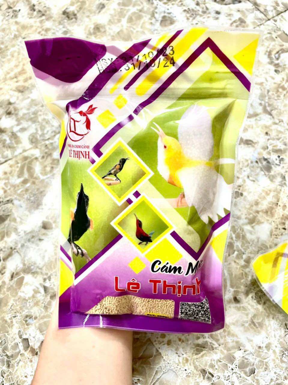Combo 5 gói cám Lê Thịnh bổi dành cho chim hút mật