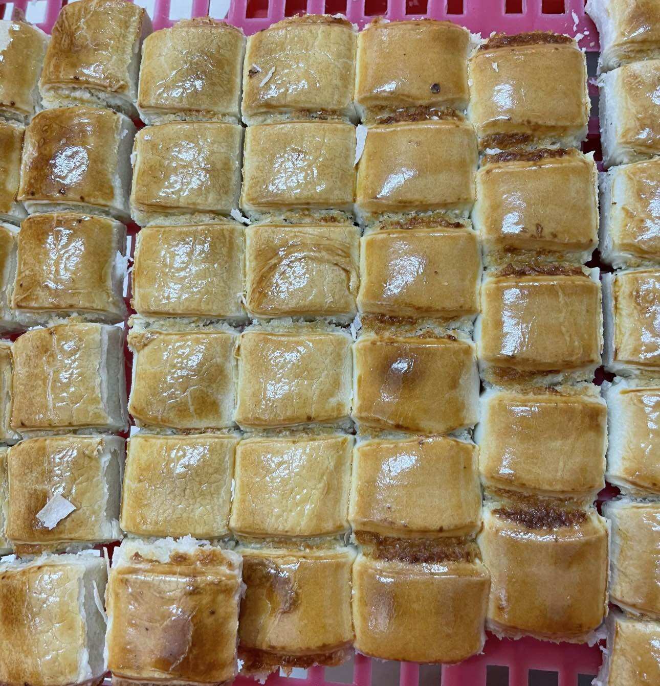 Bánh xếp nhân dừa thơm ngon