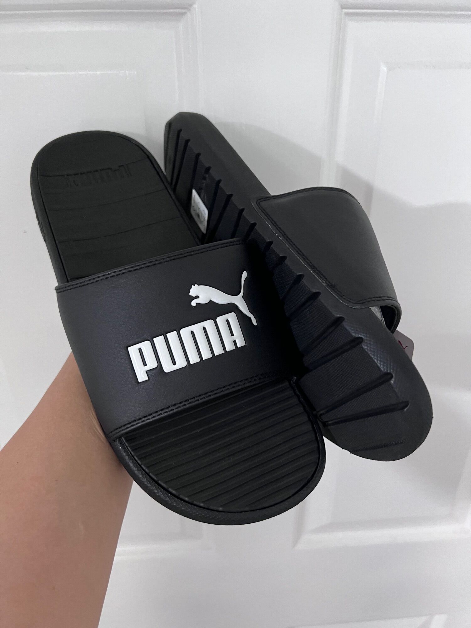 [371023 01] Dép Puma Cool Cat Black/White