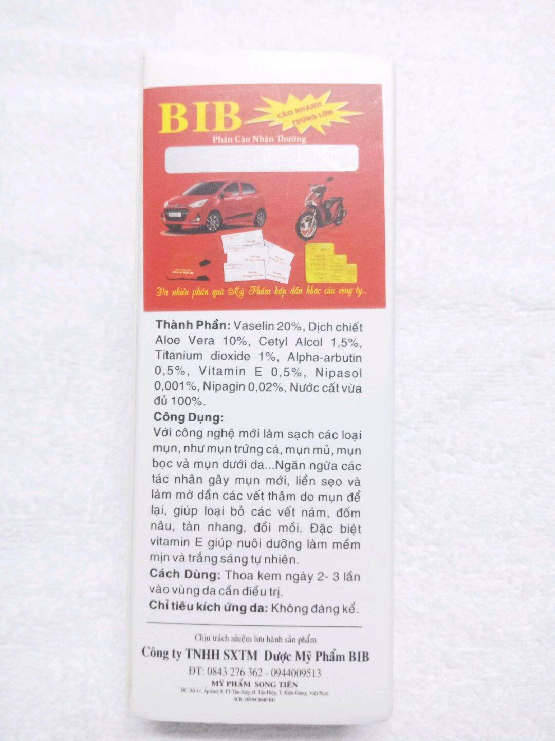 SIRUM DƯỡNG DA 24H BIB