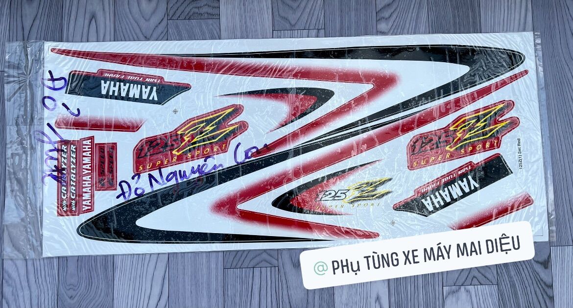 TEM SƯỜN MALAYSIA YAZ/YAZ125 ĐỜI THẤP ĐỦ MÀU